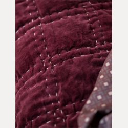Bors Cotton Bordeaux sengeteppe 140x240