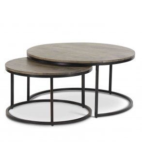 Cora sofabordsett tobacco 90 x 45 / 68 x 40 cm