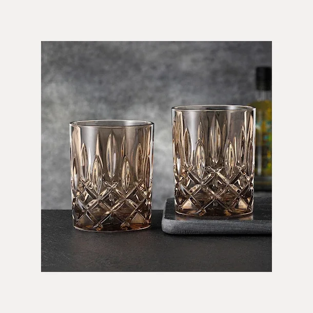 Nachtmann Noblesse Colour Whiskyglass 2pk Tobacco