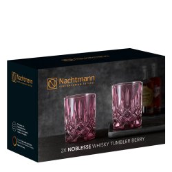 Nachtmann Noblesse Colour Whiskyglass 2pk Berry