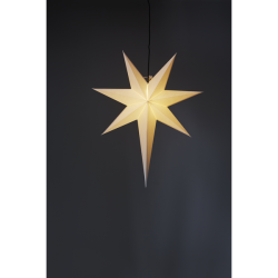 Julestjerne Frozen med svart ledning