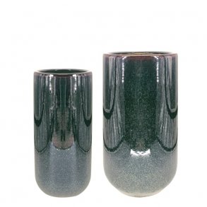 Anna Urner Sett/2 vintage green