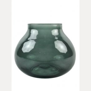 Valencia drop vase petrol