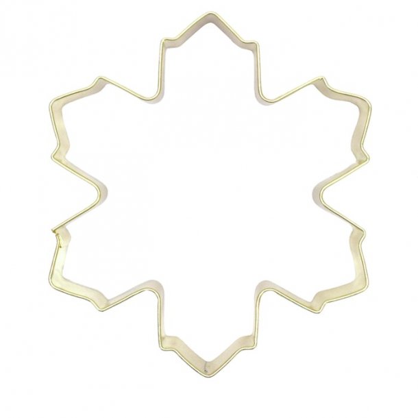 Gull pepperkakeform Snflak