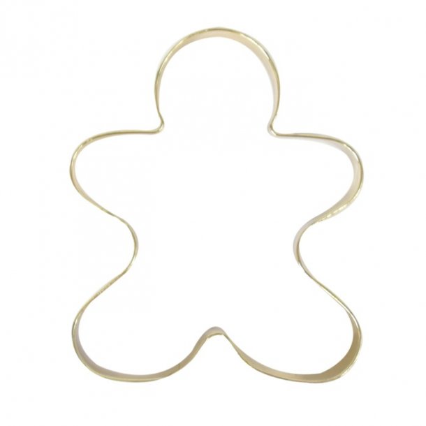 Gull pepperkakeform Pepperkakemann