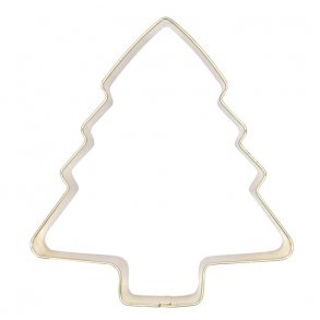 Gull pepperkakeform Tre