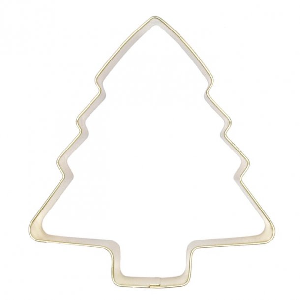 Gull pepperkakeform Tre