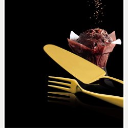 Golden rose kakespade - Gull