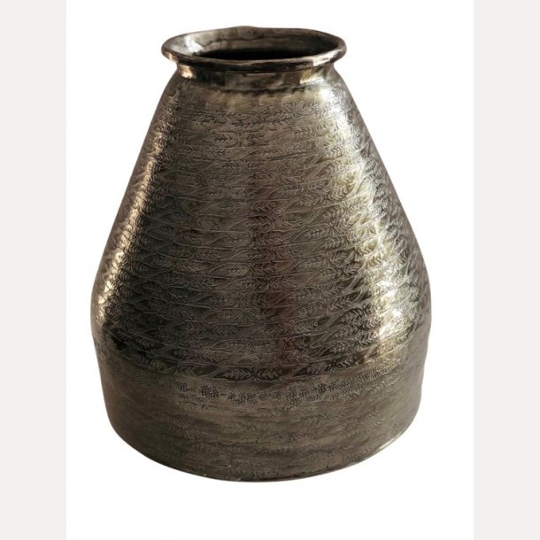 Vase Hammered Light Gold 25x30