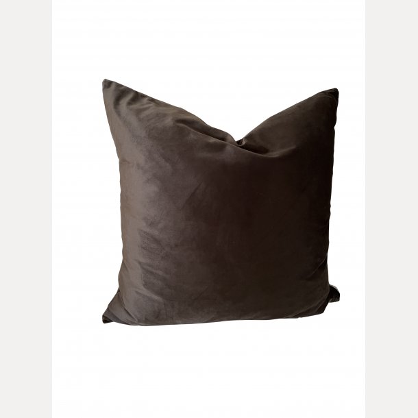 Putetrekk Brown - Shiny Velvet 60x60