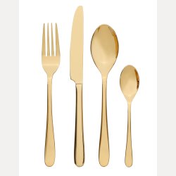 Erik bagger Encore bestikk gull 16 deler