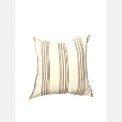 Putetrekk Taupe Stripe 60x60