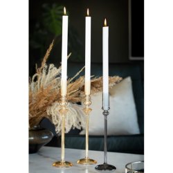 Stiernholm - Ornate- Lysestake smoke 30 cm