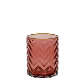 Cecilie glasslykt bordeaux