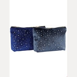 Velur sminkepung sett/2