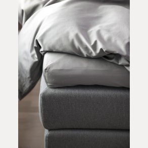 Bors Cotton Cloud konvolutt laken 180x200 antrasitt