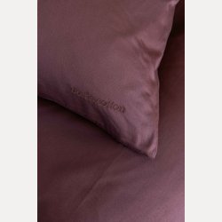 Bor�s cotton cloud sengesett 140x200/50x70 Aubergine