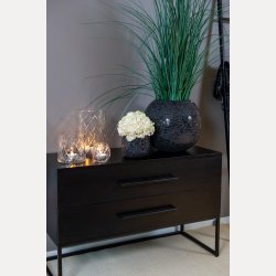 Blanc lyslykt/vase hy