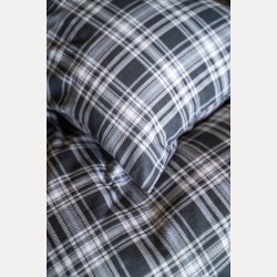 Bors Cotton Nero sengesett 140x200/50x70 Black