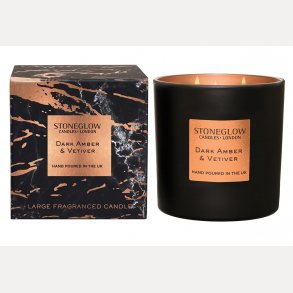 Dark Amber & Vetiver Duftlys
