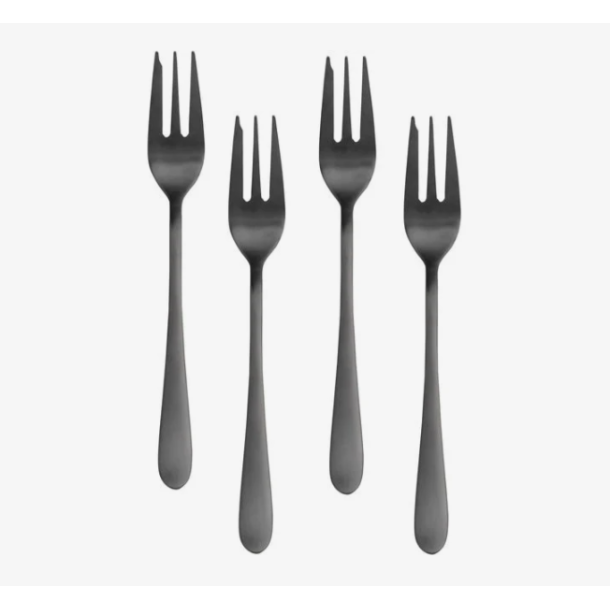 Erik Bagger Encore kakegafler sort 4pk