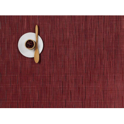 Chilewich Bamboo Spisebrikke Cranberry