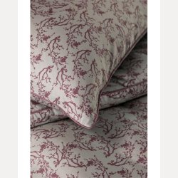 Bors cotton sakura sengesett 140x220/50x70 Burgundy