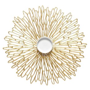 Chilewich Bloom Spisebrikke Gylden