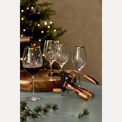 Erik Bagger XO ginglass 2pk med gullkant