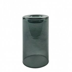 Valencia telysholder stor petrol