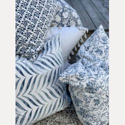 Putetrekk Poppy Bl� 60x60