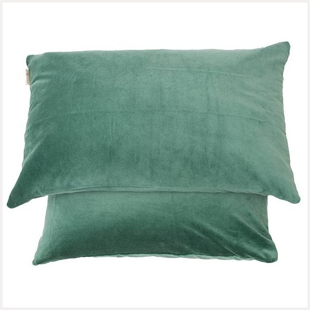 Putetrekk Matt Velvet Modern Green 40x60
